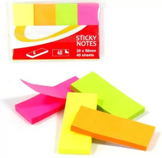 Zakładki indeksujące 20x50mm papierowe - tantis.pl