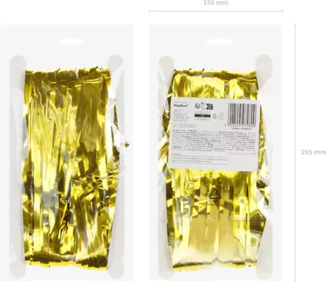 Kurtyna party złota 100x200cm