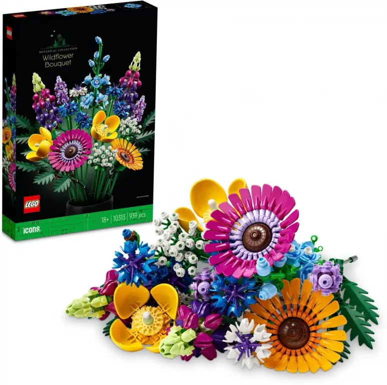 LEGO® Icons. Botanical Collection. Bukiet z polnych kwiatów 10313 - tantis.pl
