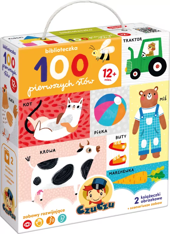 CzuCzu. Biblioteczka. 100 pierwszych słów 1+ - tantis.pl