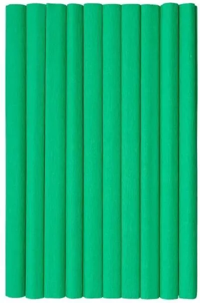 Bibuła marszczona zielona 50x200cm  HERLITZ - tantis.pl