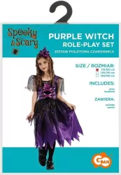 Strój dla dzieci Fioletowa Czarownica rozm.110/120