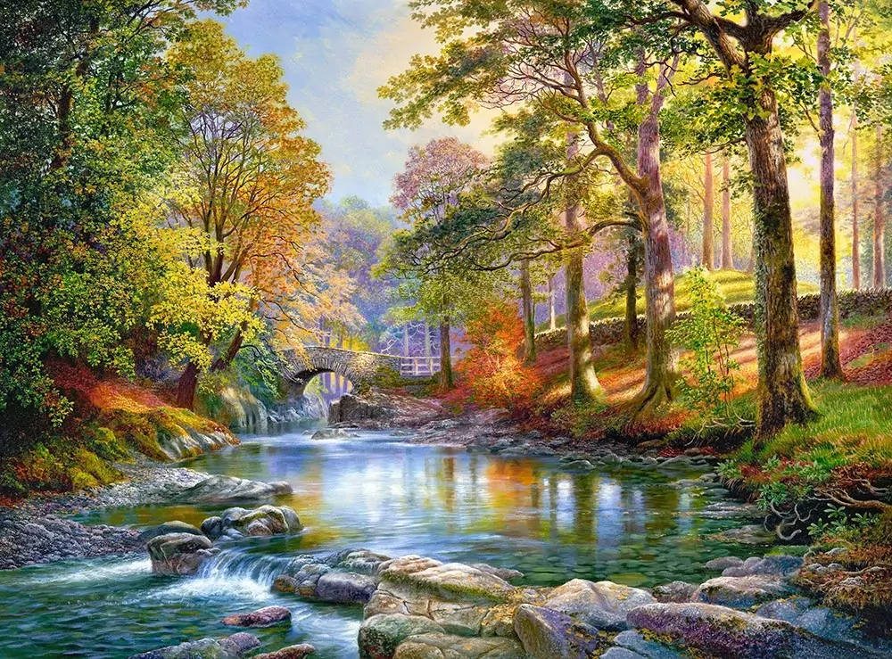 Puzzle 3000. Z biegiem rzeki. C-300532 - tantis.pl