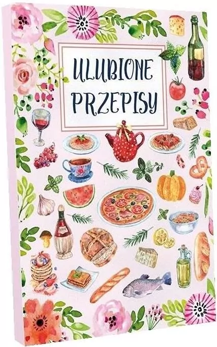 Przepiśnik. Ulubione przepisy różowy - tantis.pl