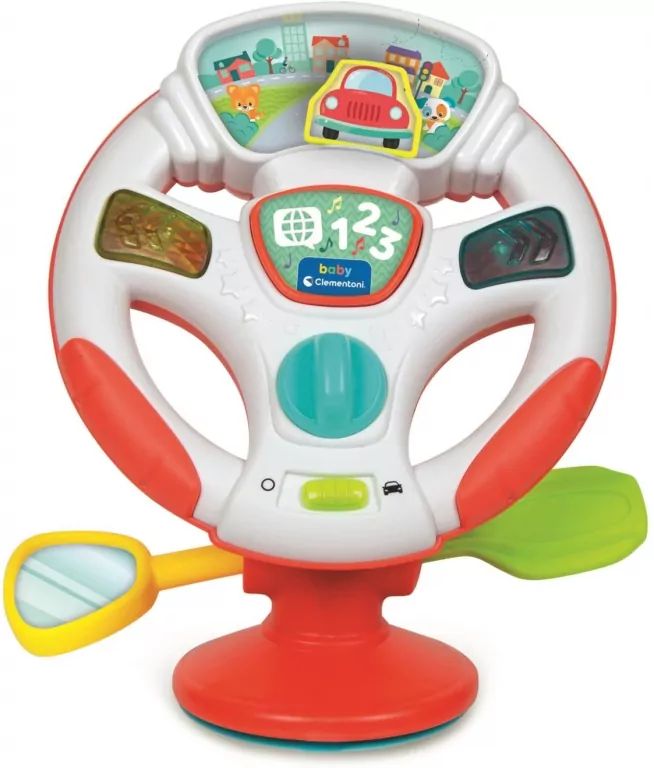 Clementoni Baby. Kierownica interaktywna - tantis.pl