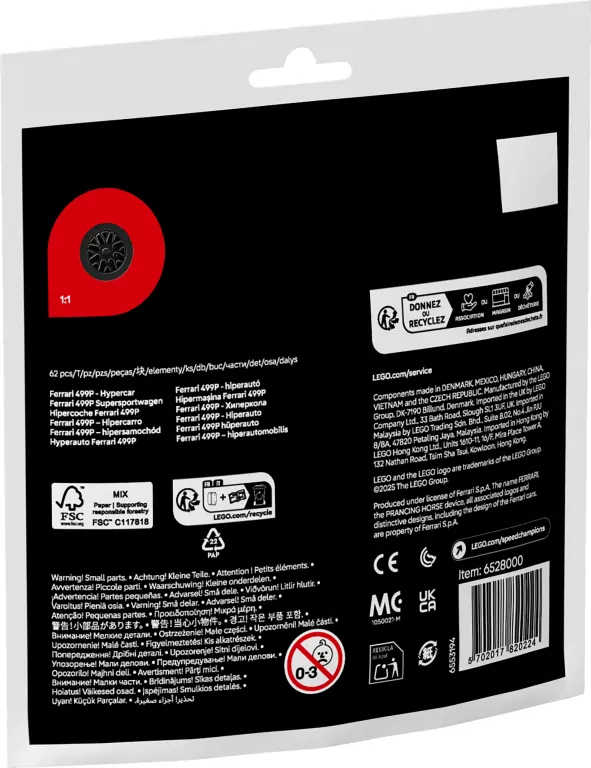 LEGO® Ferrari 499P – hipersamochód 30709 - tantis.pl