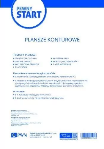 Pewny start. Plansze konturowe - tantis.pl