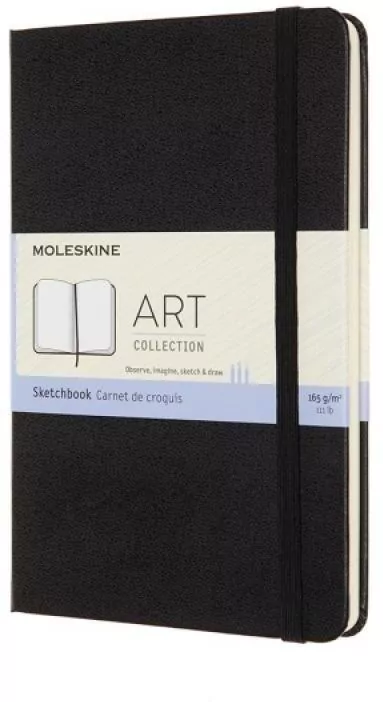 Szkicownik 11,5 x 18 czarny - tantis.pl