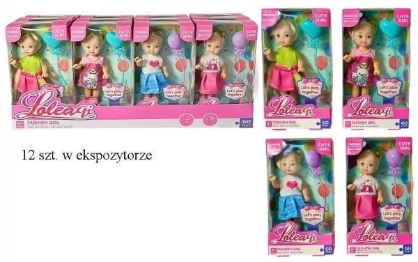 Lalka z balonem MIX - tantis.pl