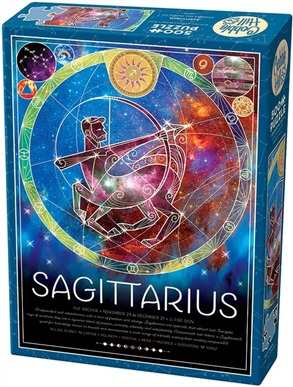Puzzle 500 Znaki zodiaku: Strzelec - tantis.pl