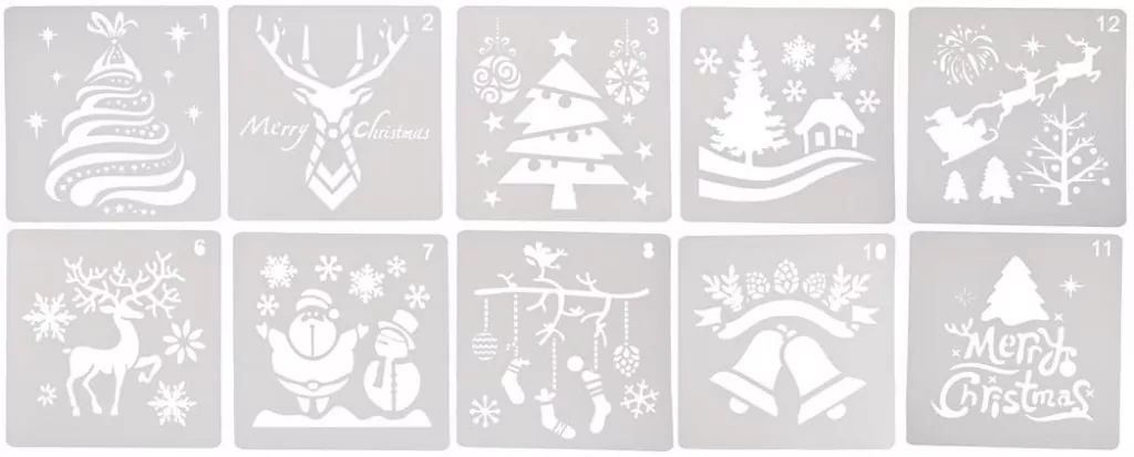 Szablony świąteczne wielokrotnego użytku - tantis.pl