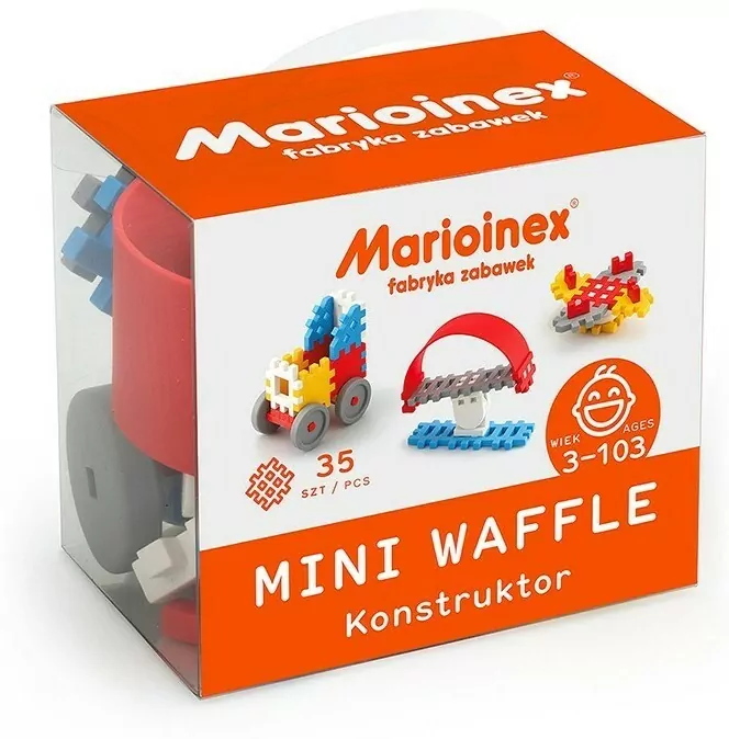 Mini Waffle Konstruktor 35. Niebieski - tantis.pl