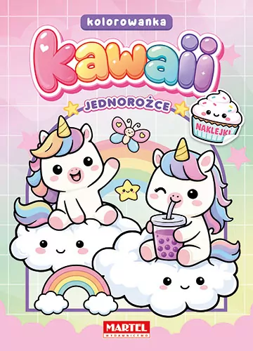 Kawaii Jednorożce z naklejkami - tantis.pl