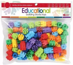 Klocki konstrukcyjne. 100 elementów