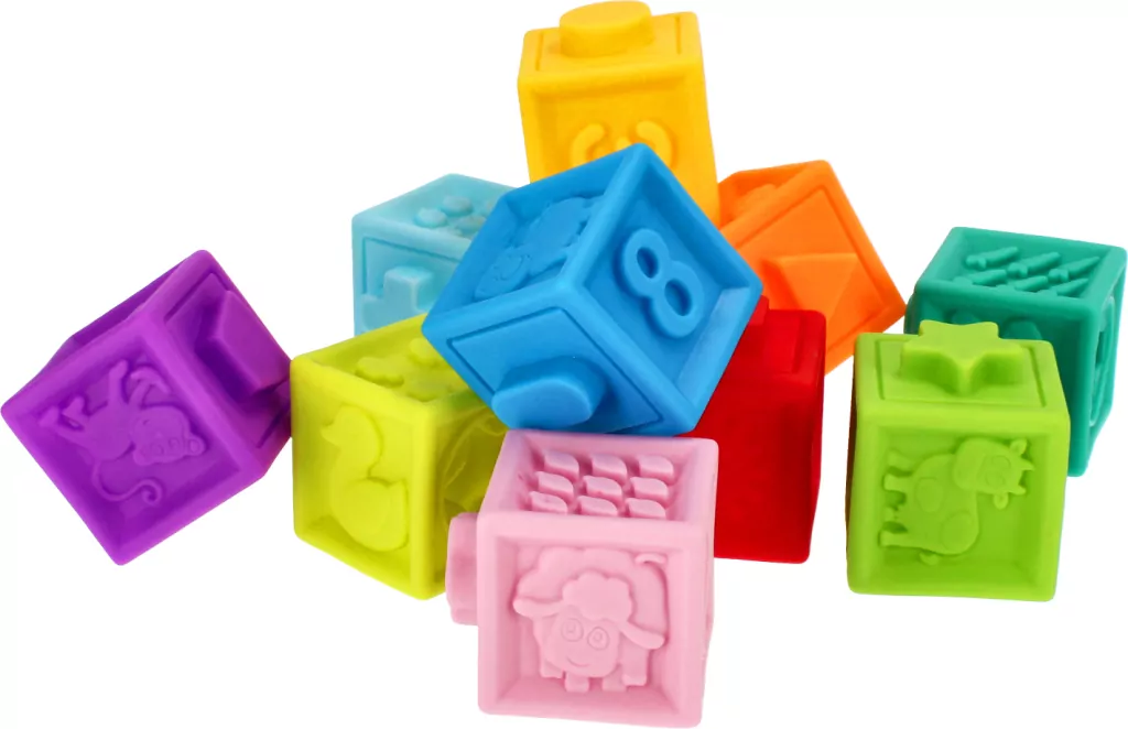 Gumowe klocki 10 sztuk - tantis.pl