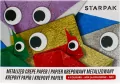 Papier metalizowany krepowany 6 kolorów C5 - tantis.pl