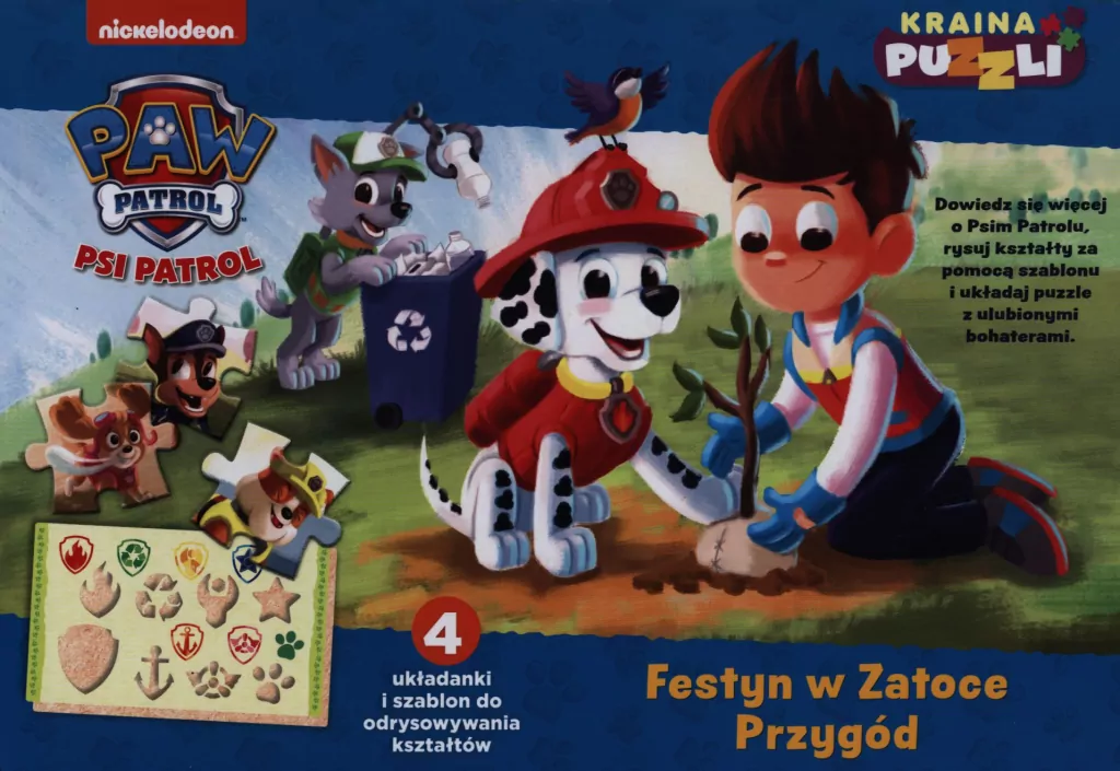 Psi Patrol. Festyn w Zatoce Przygód. Kraina puzzli. Cz.4 - tantis.pl