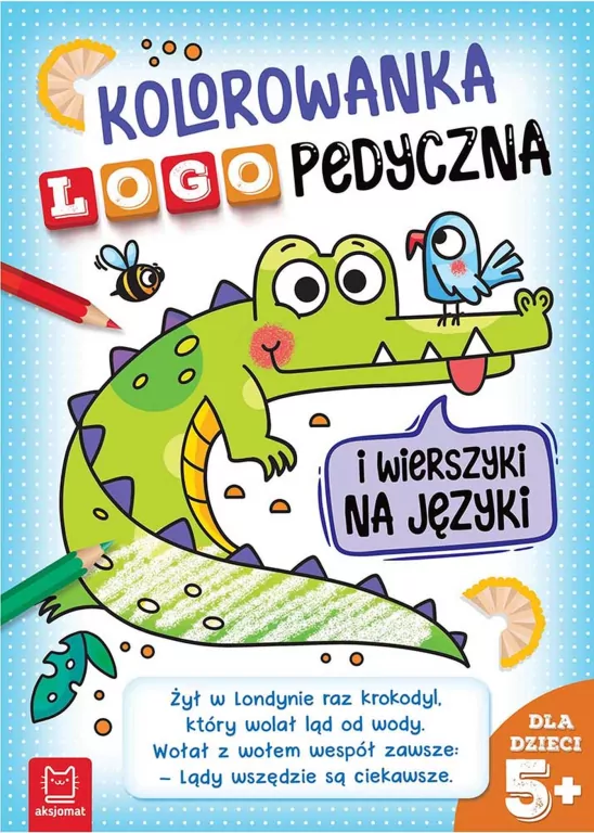 Kolorowanka logopedyczna i wierszyki na języki - tantis.pl