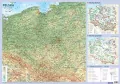 Mapa Polski plansza edukacyjna na ścianę i biurko - tantis.pl