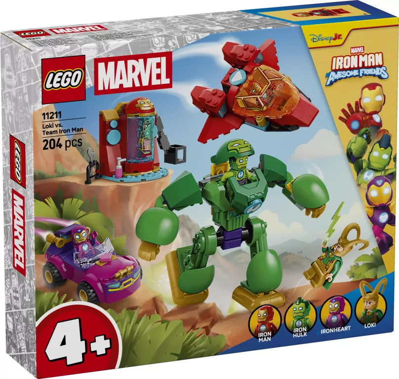 LEGO® Loki kontra drużyna Iron Mana 11211 - tantis.pl