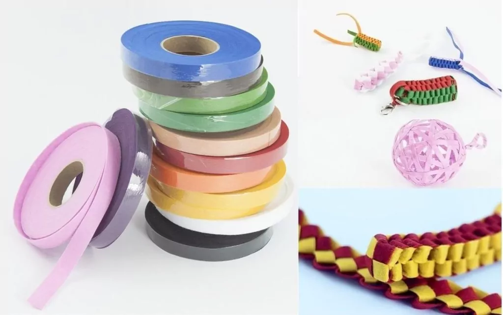 Wstążka filcowa 1cm x 6m brązowa  MONA - tantis.pl