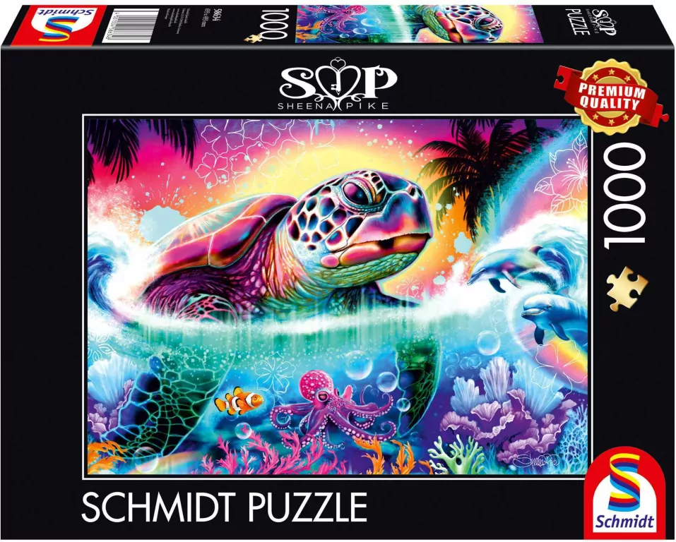 Puzzle PQ 1000 Żółw - tantis.pl