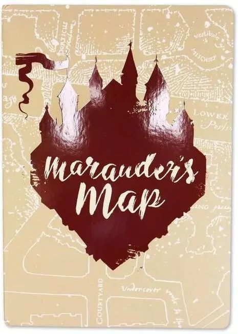 Harry Potter Notatnik A5 Flex Mapa Huncwotów - tantis.pl