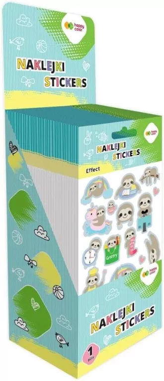 Naklejki 3D Effect 10x20cm (50szt) HAPPY COLOR - tantis.pl