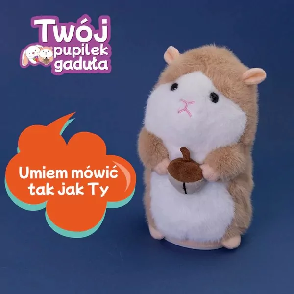 Askato. Twój pupilek - gaduła Chomik powtarza słowa - tantis.pl