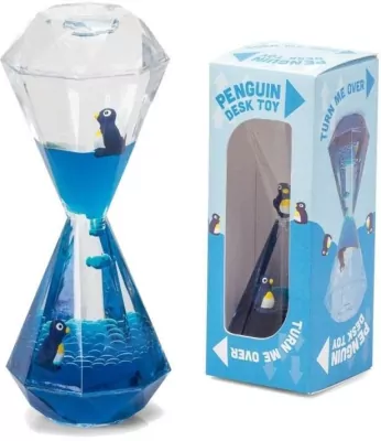 Klepsydra z pingwinkami