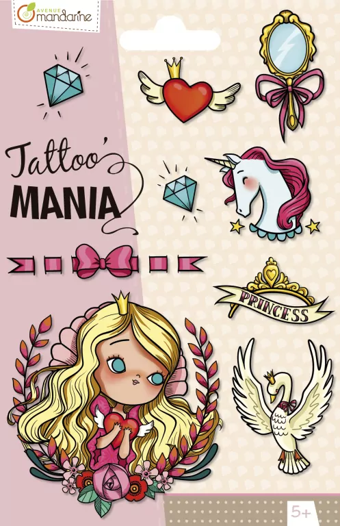 Tatuaże Tattoo Mania. Księżniczki - tantis.pl
