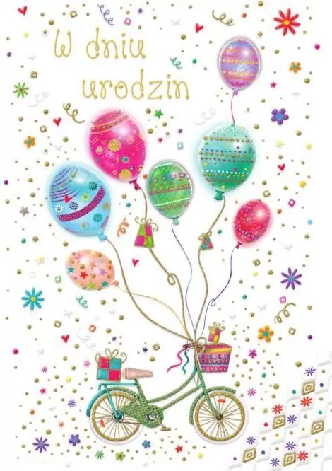 Kartka okolicznościowa. Urodziny TS113 - tantis.pl