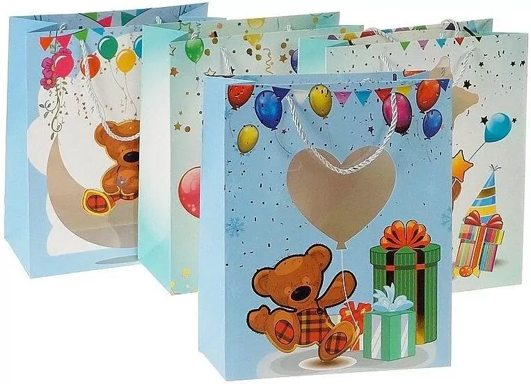 Torebka prezentowa 40x30x12cm MIX - tantis.pl