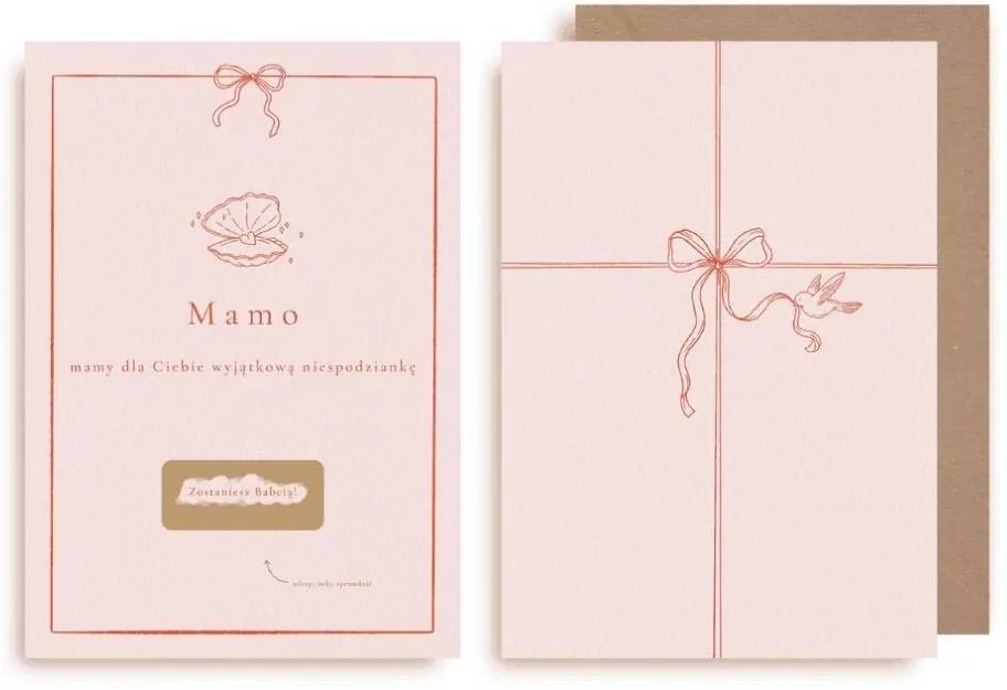 Kartka zdrapka - Zosaniesz Babcią - tantis.pl