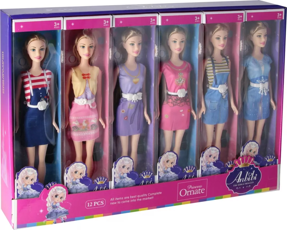 LALKA 29CM 8X33X5 MIX6 MC DISP 12/72/144 - tantis.pl