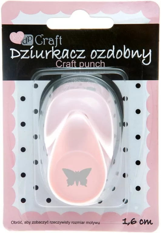 Dziurkacz ozdoby 1,6cm motyl - tantis.pl