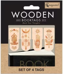 Zakładki drewniane do książki Joga