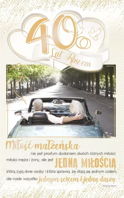 Kartka okolicznościowa. Rocznica Ślubu. RS09 - tantis.pl