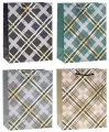 Torebka ozdobna 31x42x10cm hot-stamp mix ROZETTE - tantis.pl
