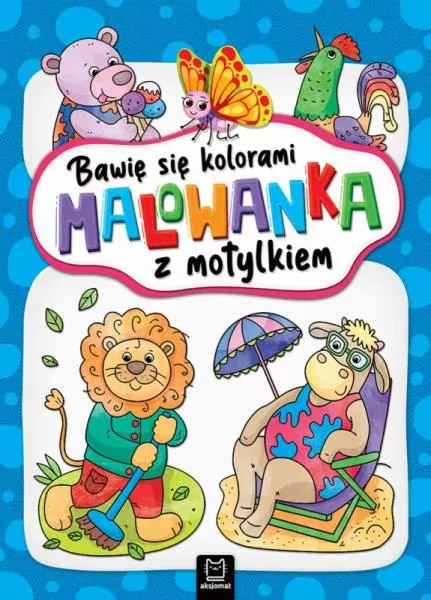 Bawię się kolorami. Malowanka z motylkiem - tantis.pl