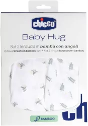 Prześcieradło Baby Hug bambusowe greenery