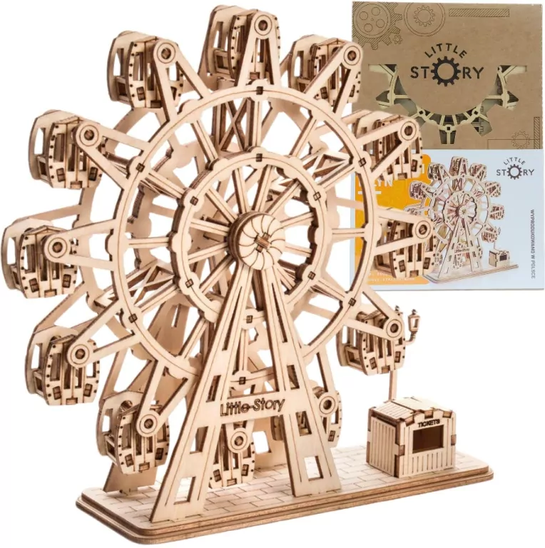 Puzzle drewniane 3D Diabelski Młyn - tantis.pl