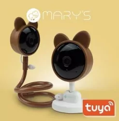 Niania kamera elektroniczna Miś brązowy WiFi TUYA