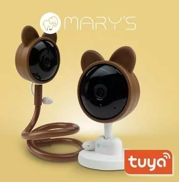 Niania kamera elektroniczna Miś brązowy WiFi TUYA