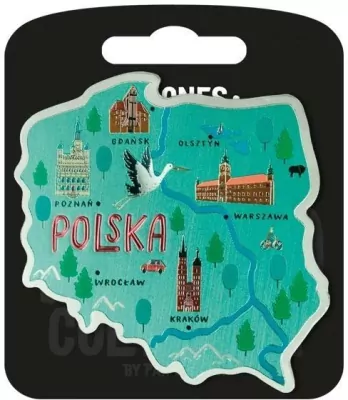Magnes. I love Poland. Polska. ILP-MAG-A-PL-03