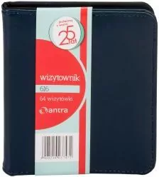 Wizytownik 64 dwuklatkowy 616 granatowy ANTRA - tantis.pl