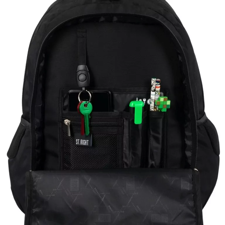 Plecak 3-komorowy Black Vintage - tantis.pl