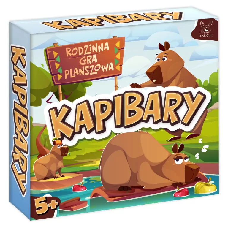 Kapibary Rodzinna Gra Planszowa Kangur - tantis.pl