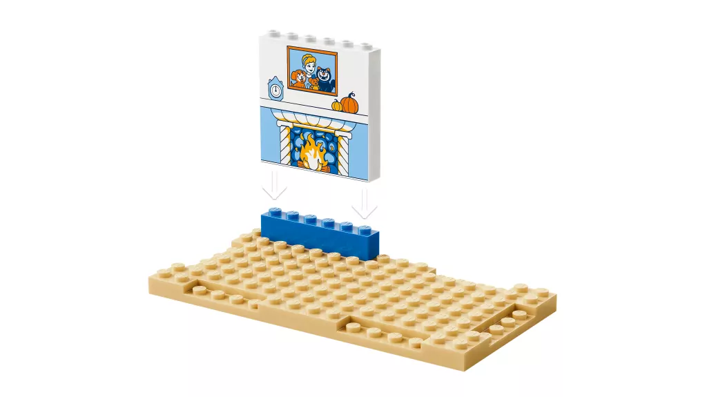 LEGO® Zamek Kopciuszka i jej zwierzęcych przyjaciół 43283 - tantis.pl