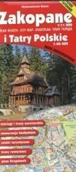Zakopane plan miasta 1:11 000 i tatry polskie 1:40 000 wodoodporny